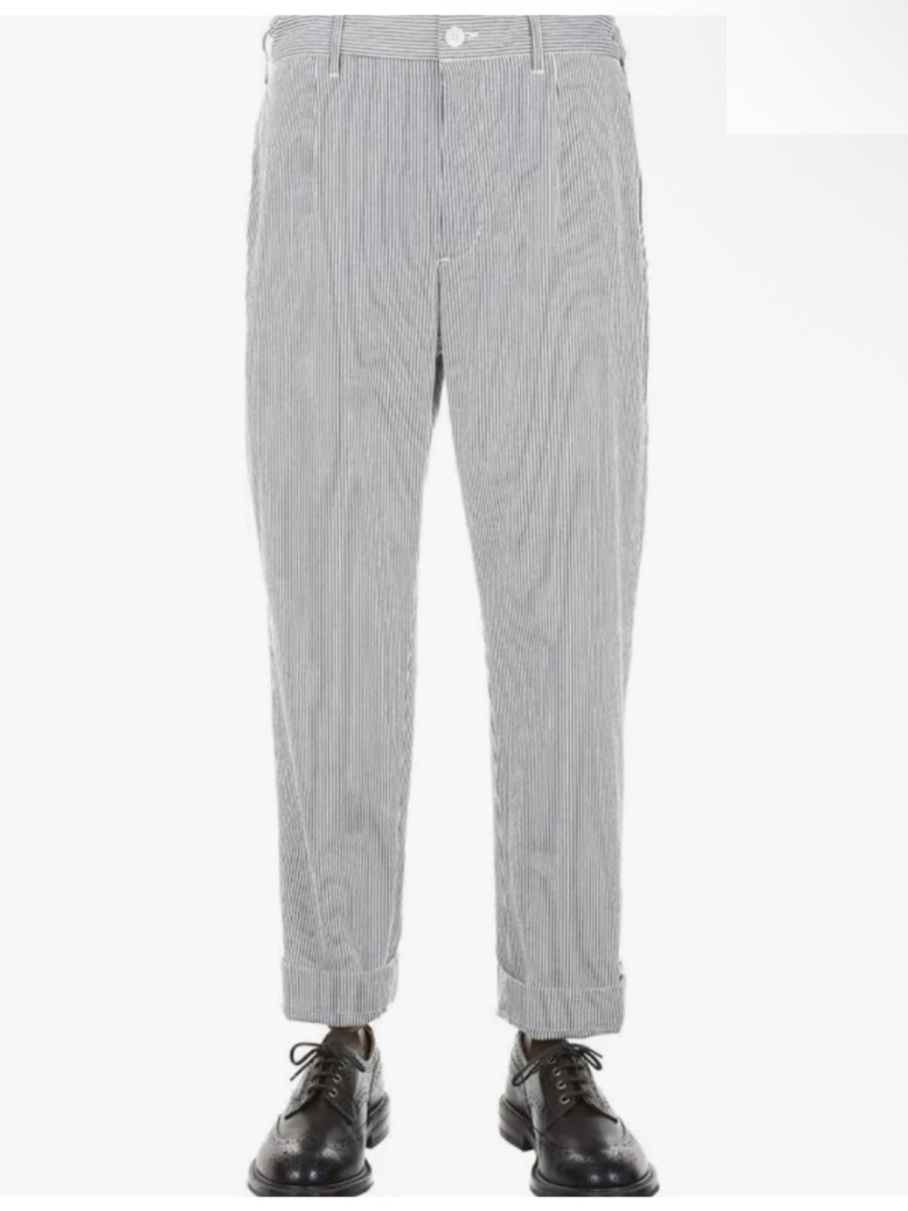 Engineered Garments The Andover Pant Railroad Seersucker Stripe